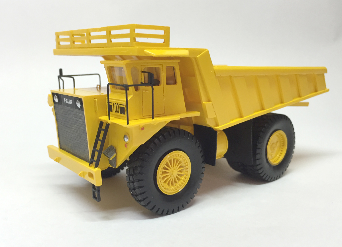 HO 1/87 Faun K100 Dump Truck - Ready Built Resin Model - Image 9