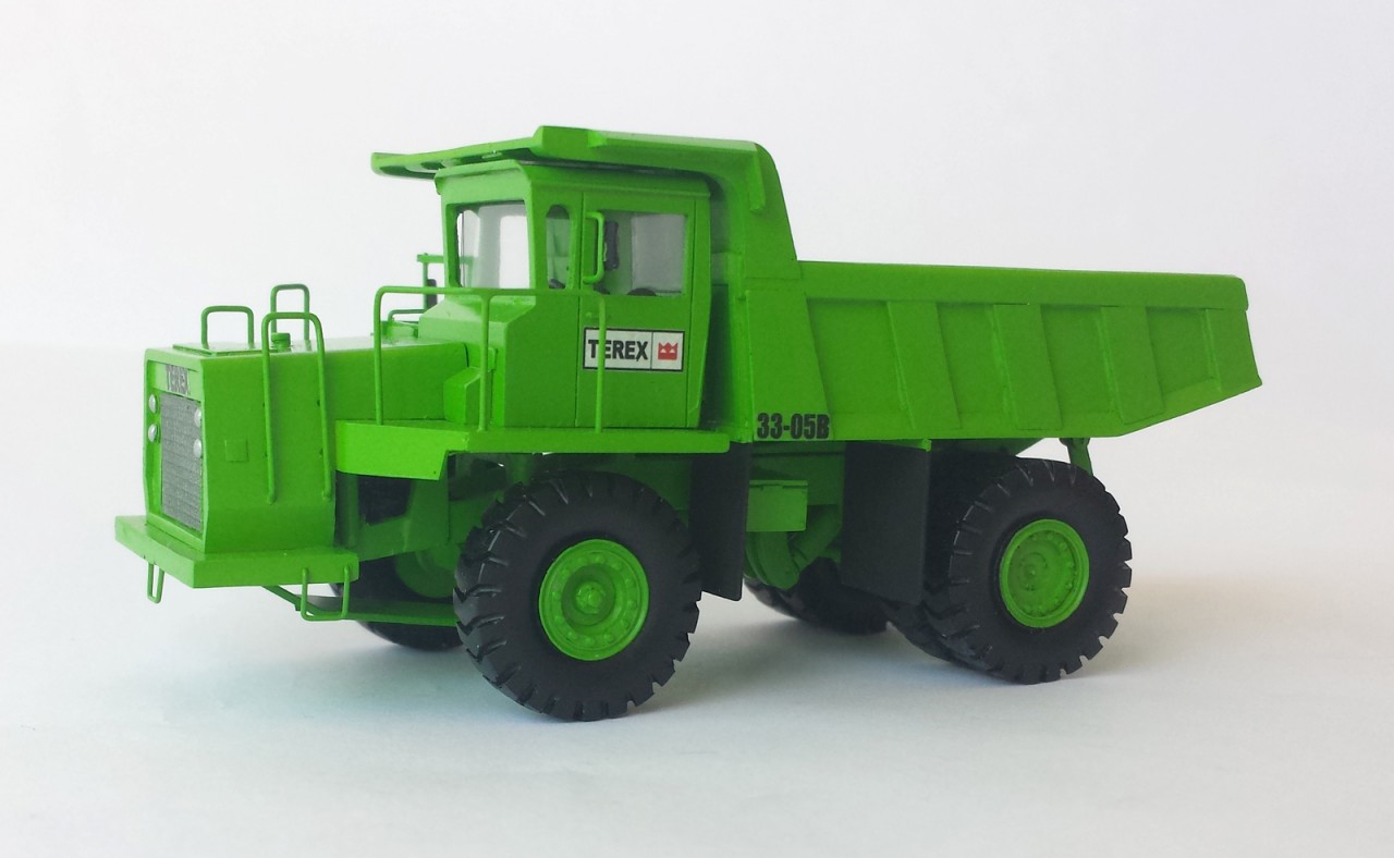 HO 1/87 Terex 33-05B Muldenkipper 30ton - Ready Built Resin Model - Image 8