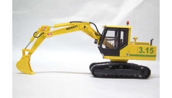 1/50 Excavator Benati 3.15 Tracks - Handmade Resin Model
