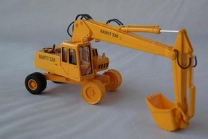 1/50 Broyt X30 Wheels Version - Cab 1 - Yellow - Handmade Resin Model