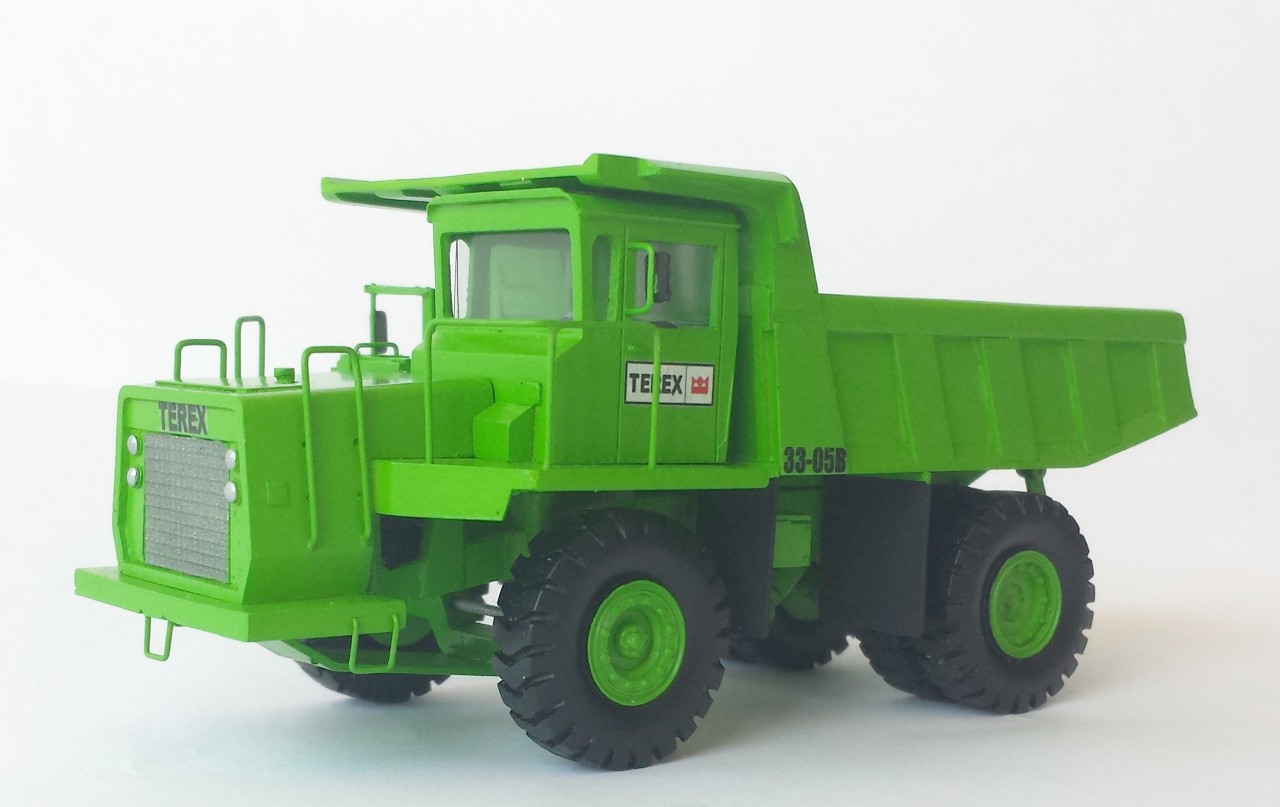 HO 1/87 Terex 33-05B Muldenkipper 30ton - Ready Built Resin Model - Image 9