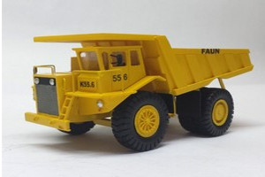 HO 1/87 FAUN K55.6 Dump Truck - ReadyMade Resin Model