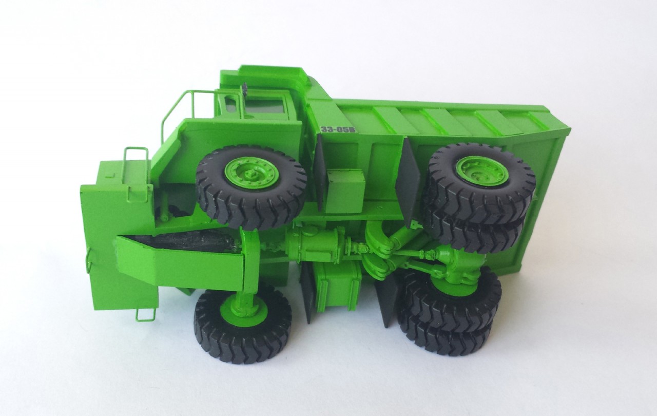 HO 1/87 Terex 33-05B Muldenkipper 30ton - Ready Built Resin Model - Image 10