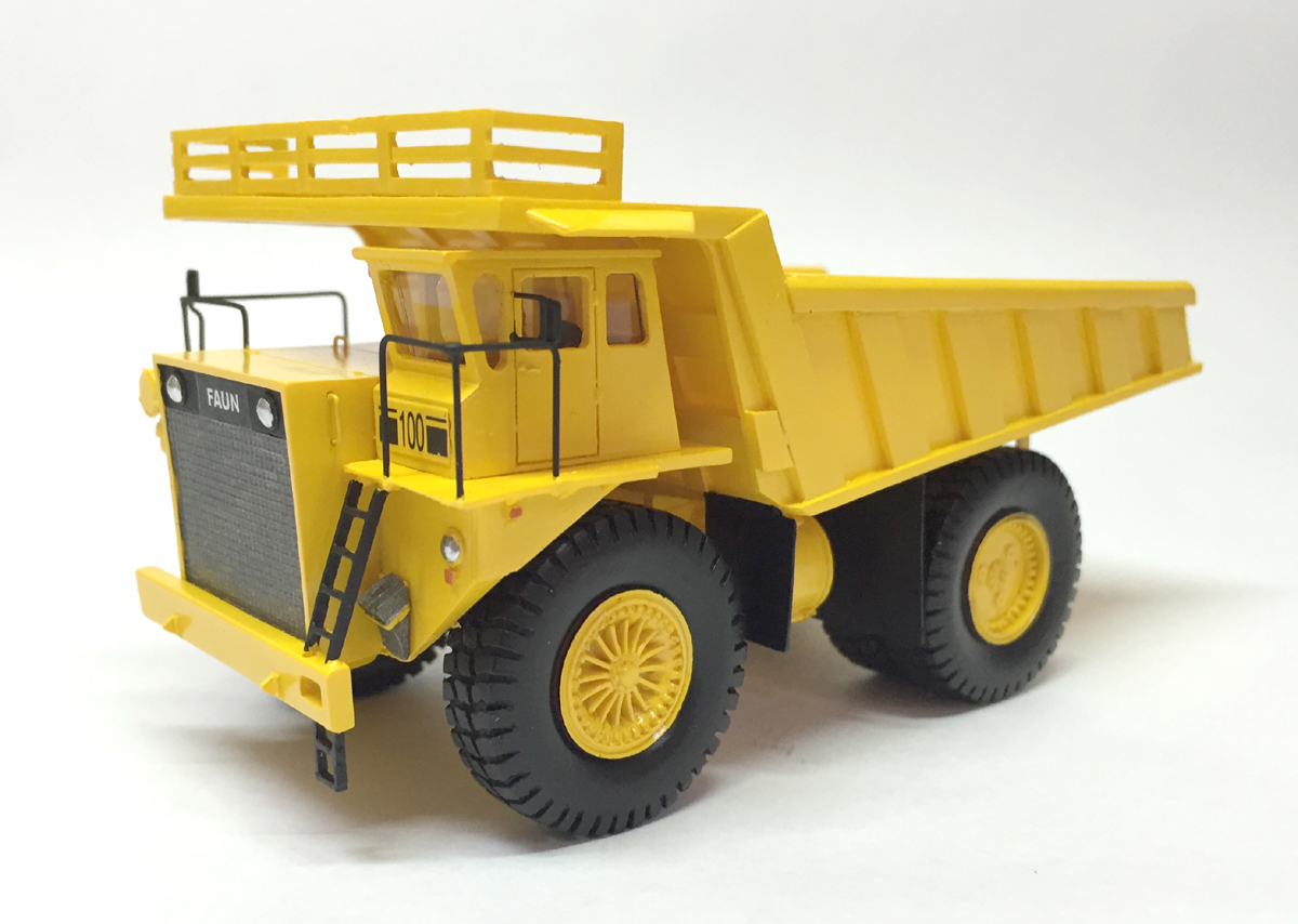 HO 1/87 Faun K100 Dump Truck - Ready Built Resin Model - Image 12