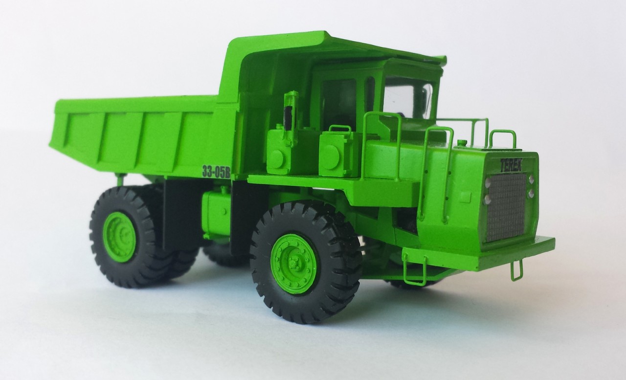 HO 1/87 Terex 33-05B Muldenkipper 30ton - Ready Built Resin Model - Image 3