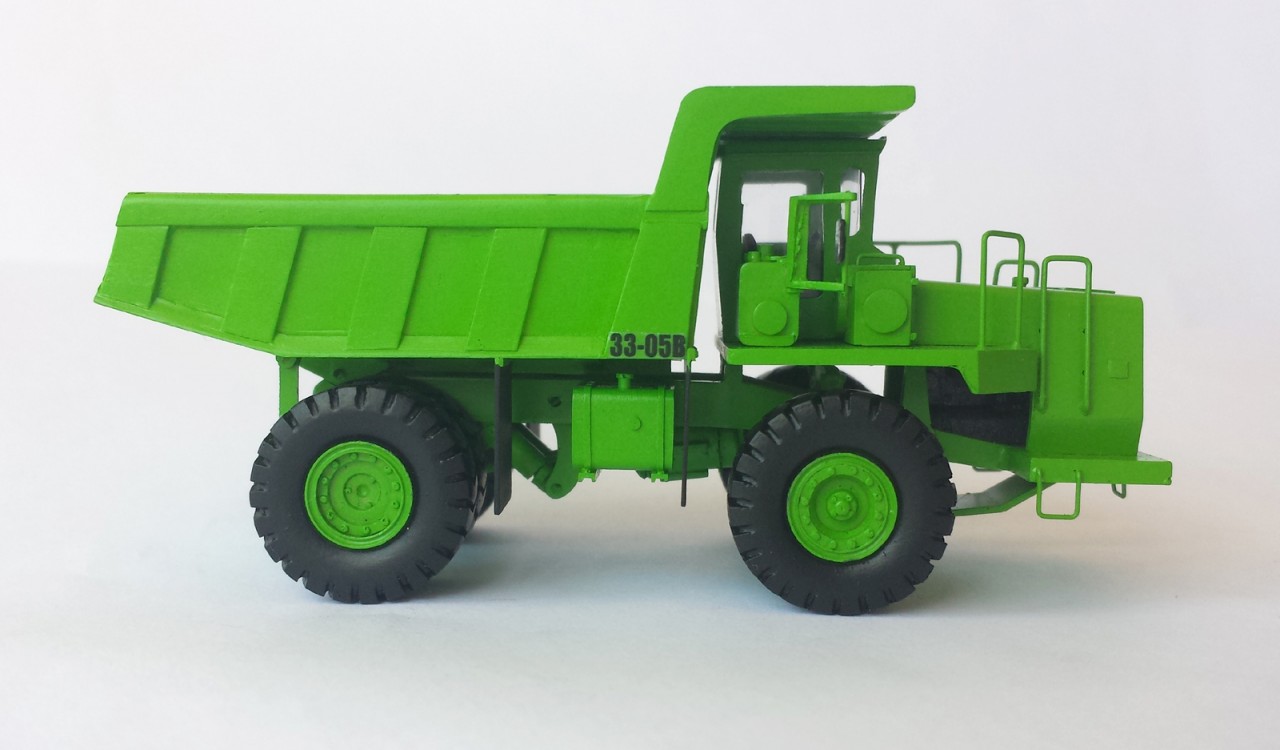 HO 1/87 Terex 33-05B Muldenkipper 30ton - Ready Built Resin Model - Image 4