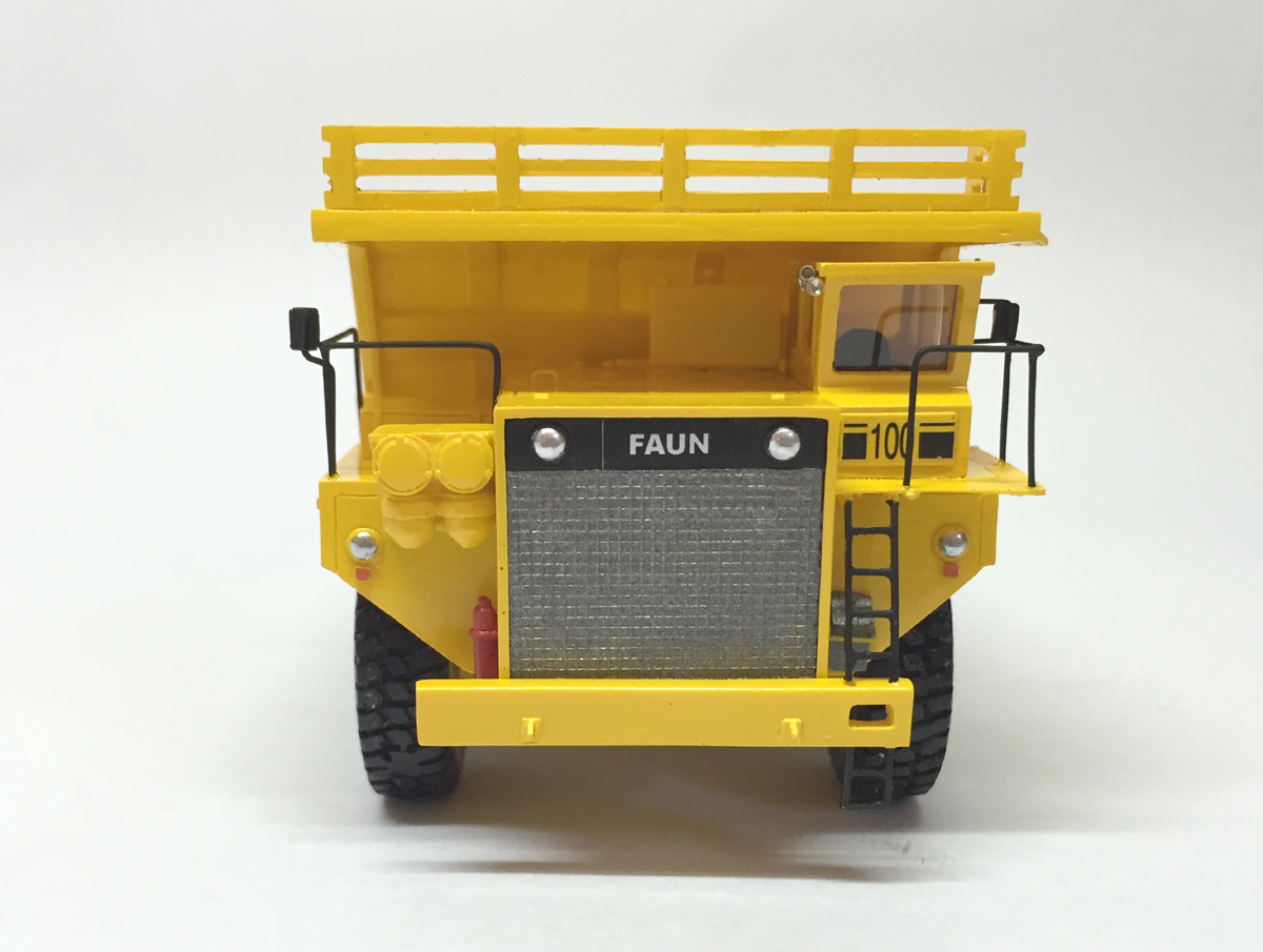 HO 1/87 Faun K100 Dump Truck - Ready Built Resin Model - Image 6