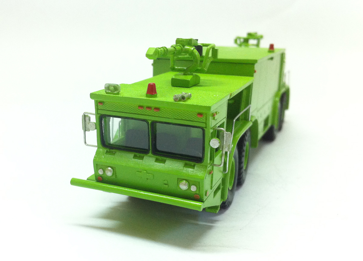 HO 1/87 Oshkosh P-15 Firetruck (ARFF)- Handbuilt Resin Model - Image 11