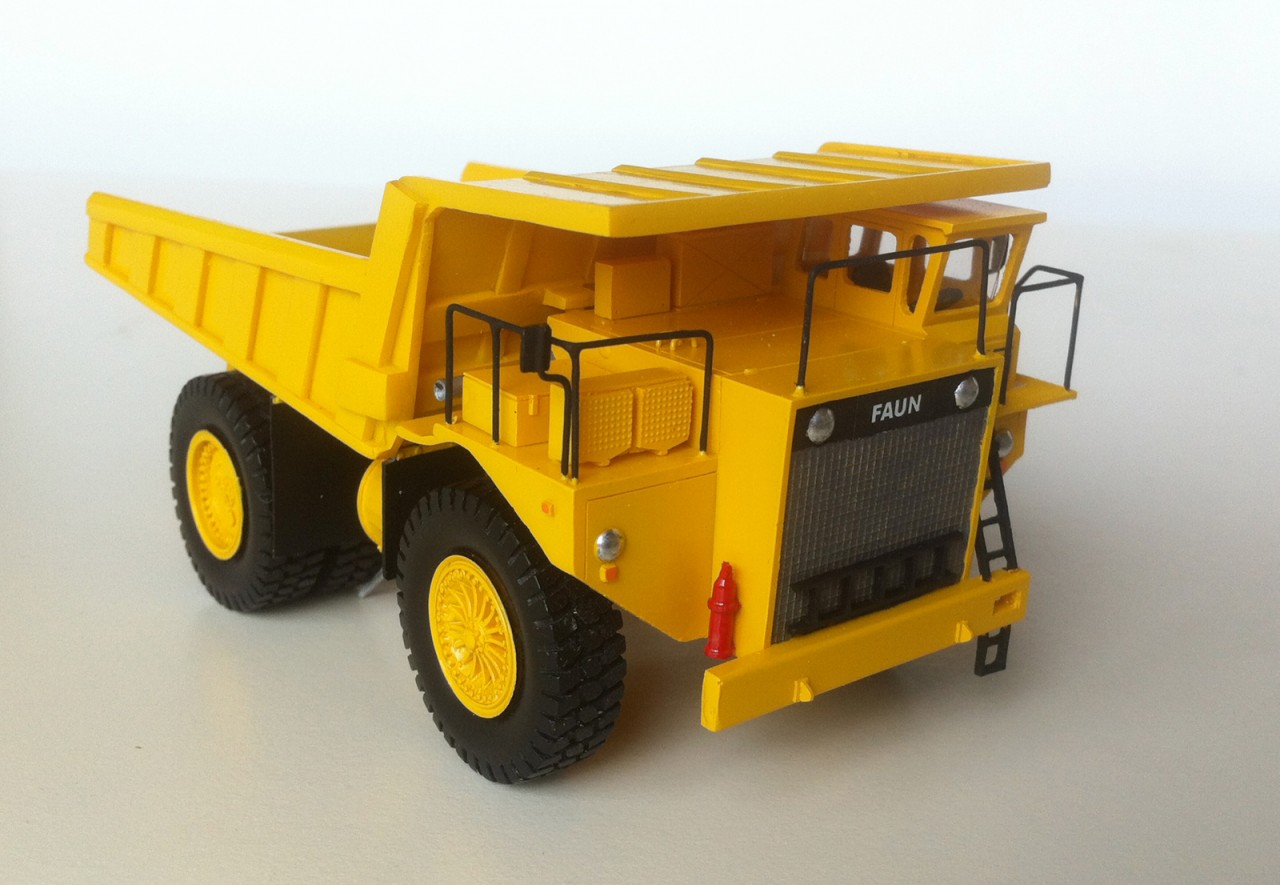 HO 1/87 FAUN K85 Dump Truck - Handmade Resin Model - Image 8