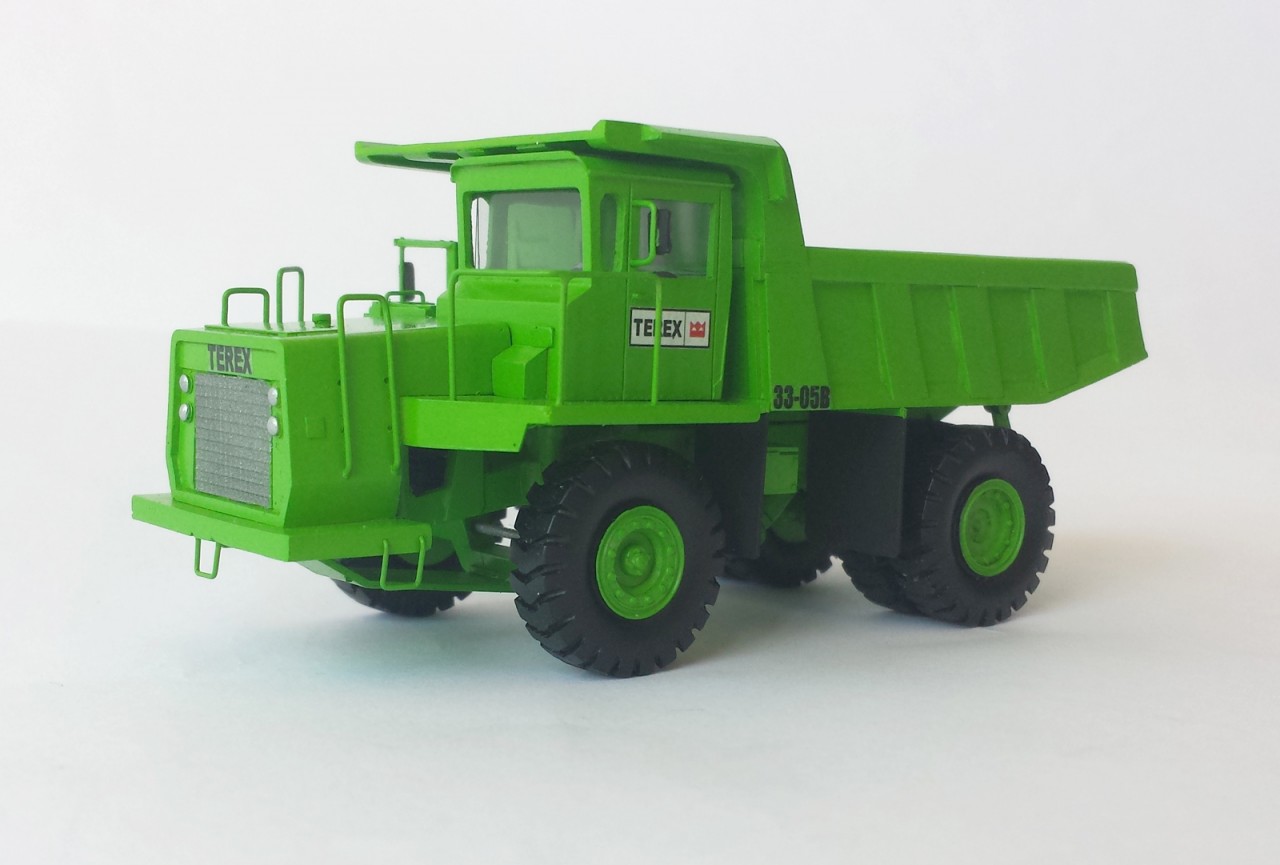 HO 1/87 Terex 33-05B Muldenkipper 30ton - Ready Built Resin Model - Image 7
