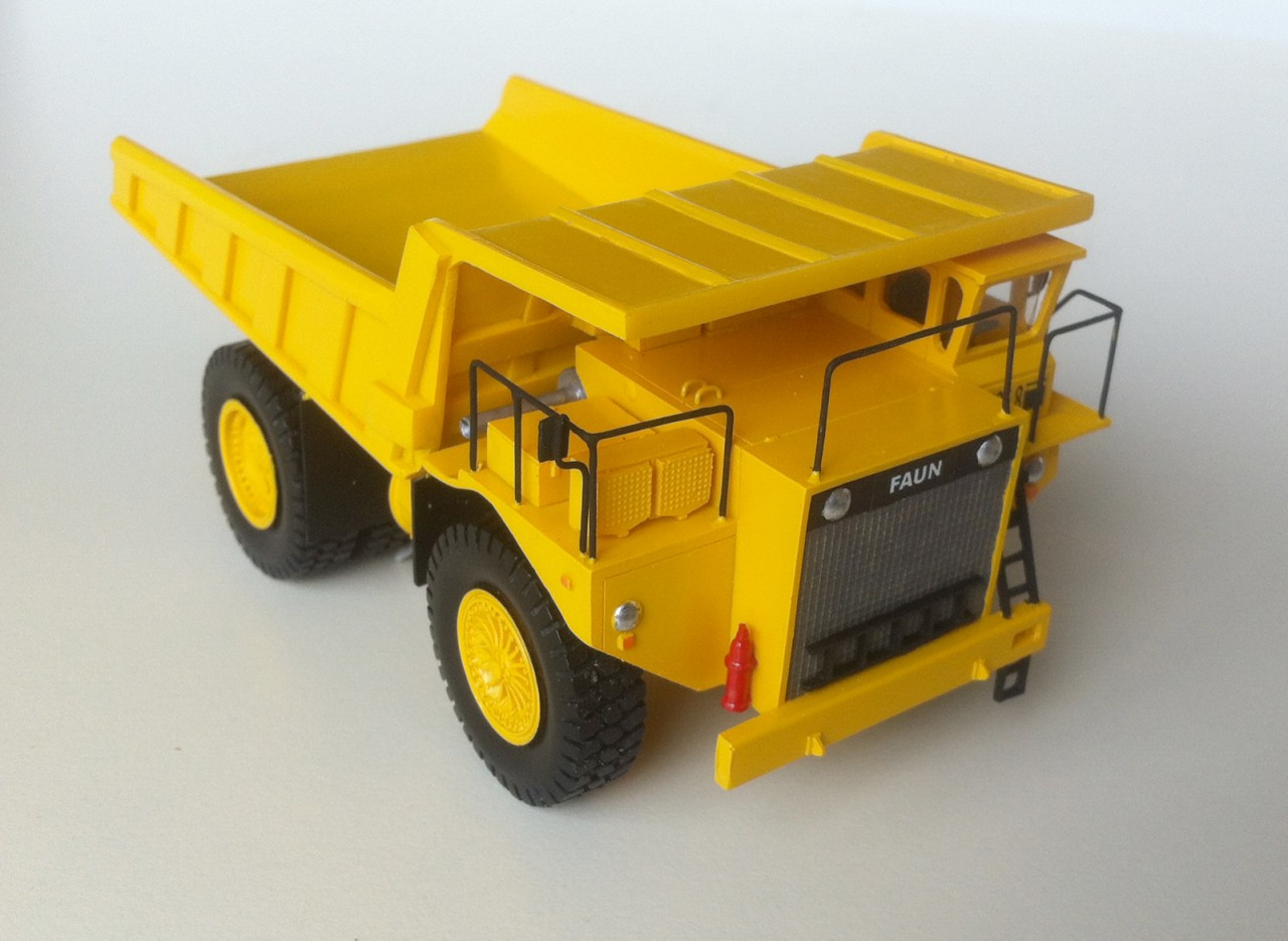 HO 1/87 FAUN K85 Dump Truck - Handmade Resin Model - Image 9
