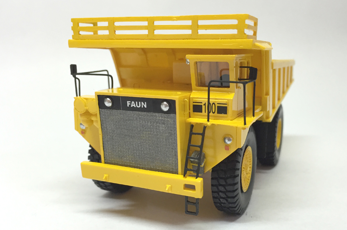 HO 1/87 Faun K100 Dump Truck - Ready Built Resin Model - Image 8
