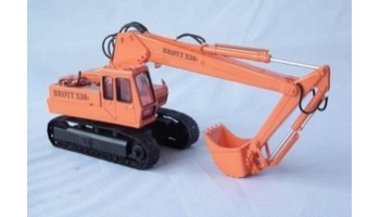 1/50 Broyt X30 T - Cab 2 - Orange - Handmade Resin Model